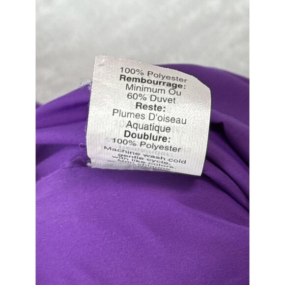 J. Crew Womens Size Small Purple Quilted Zip Front Down Puffer Vest Pockets - Picture 3 of 6